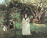 The Butterfly Chase by Berthe Morisot